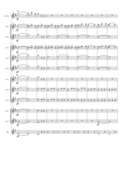 Swan Lake Waltz for Saxophone Ensemble image number null