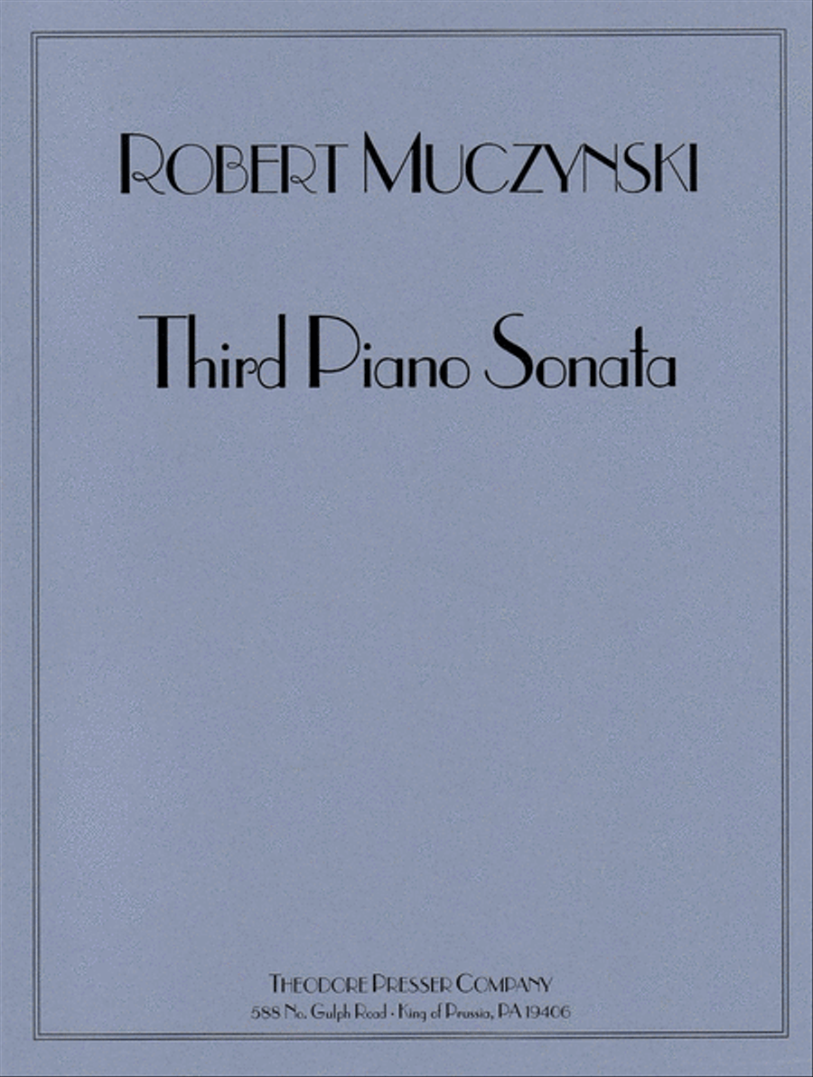 Third Piano Sonata Chamber Music scores gallery preview page 1