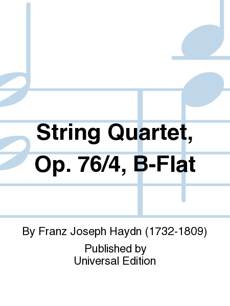 String Quartet, Op. 76/4, Bfl