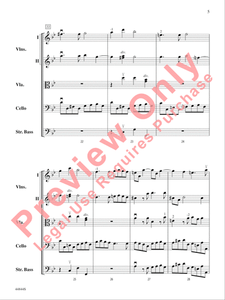 Concerto Grosso, Opus 6, No. 8 String Orchestra scores gallery preview page 6