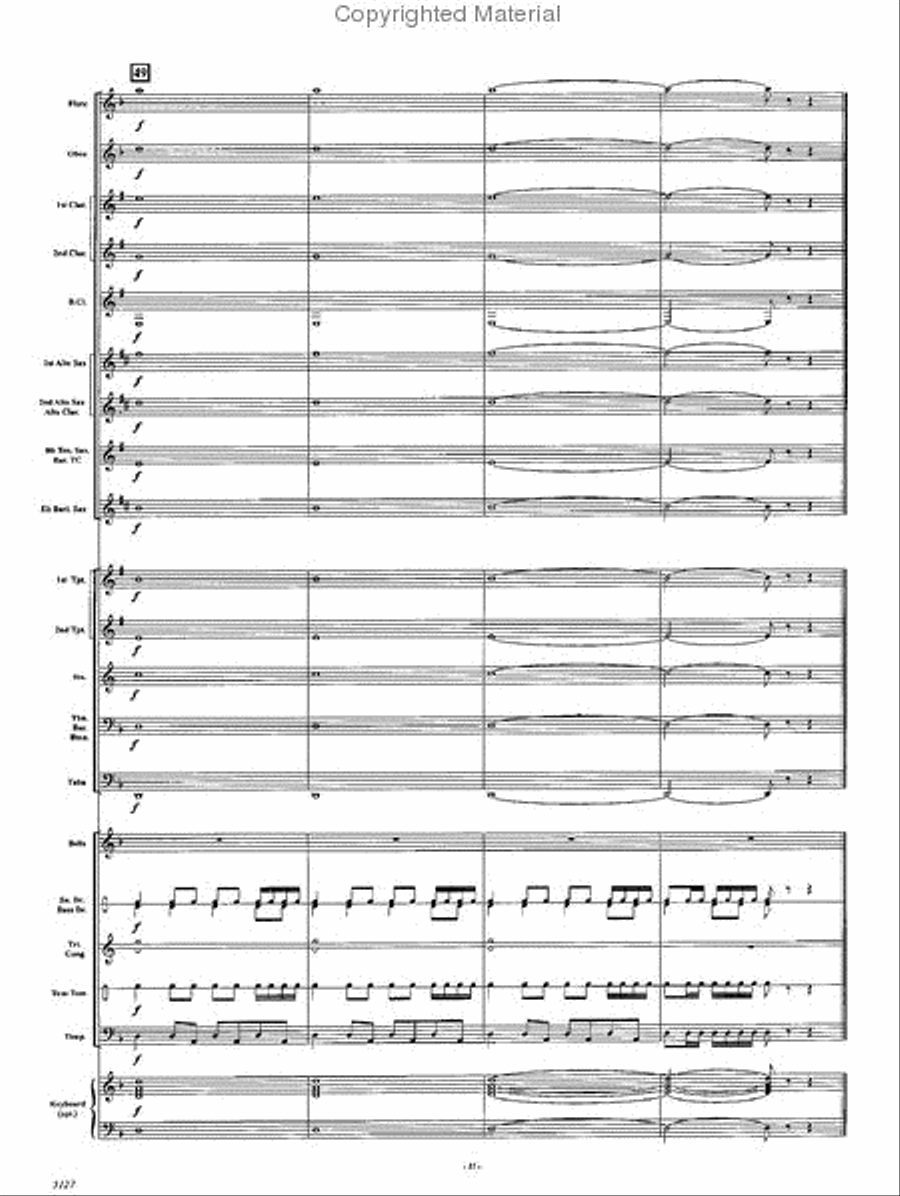 Knights of the Round Table Concert Band scores gallery preview page 10