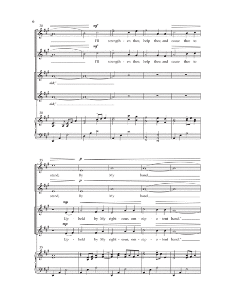 How Firm A Foundation SSAA scores gallery preview page 4