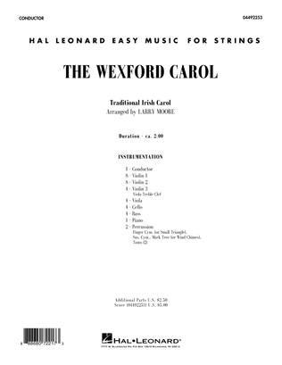 Book cover for The Wexford Carol - Conductor Score (Full Score)