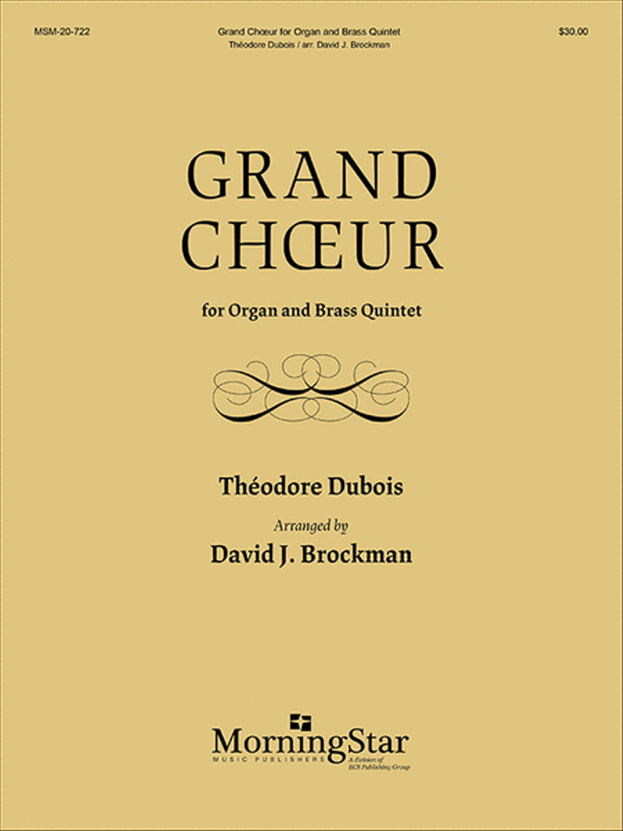 Grand Chœur for Organ and Brass Quintet Organ scores gallery preview page 1