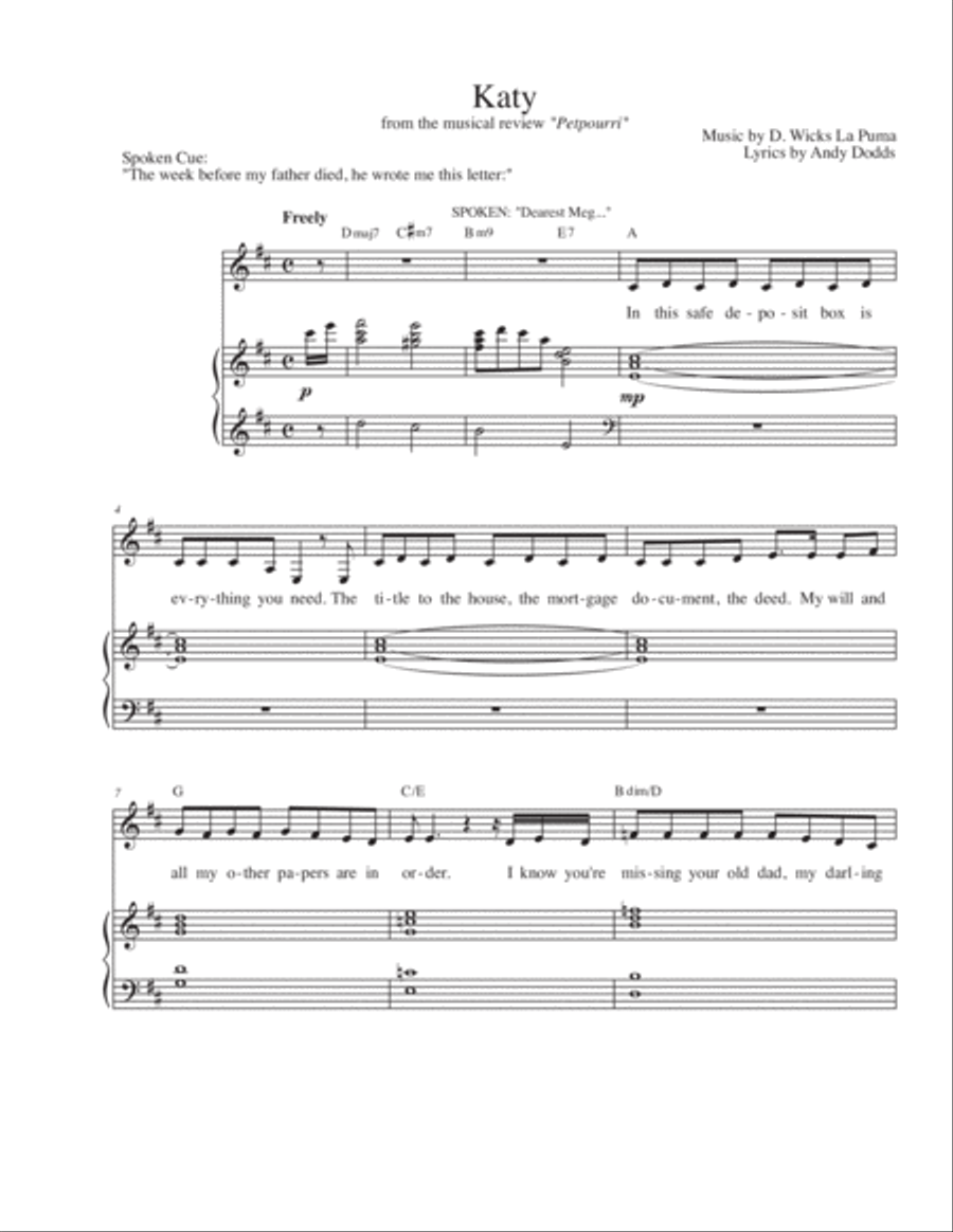 Katy Alto Voice scores gallery preview page 1