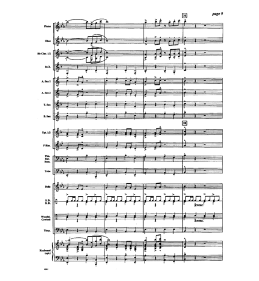 Taco Time Concert Band scores gallery preview page 8