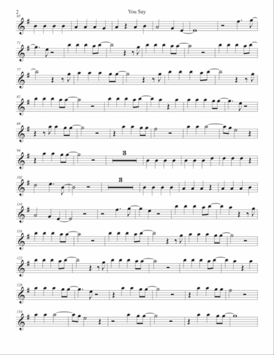 You Say Soprano Saxophone scores gallery preview page 2