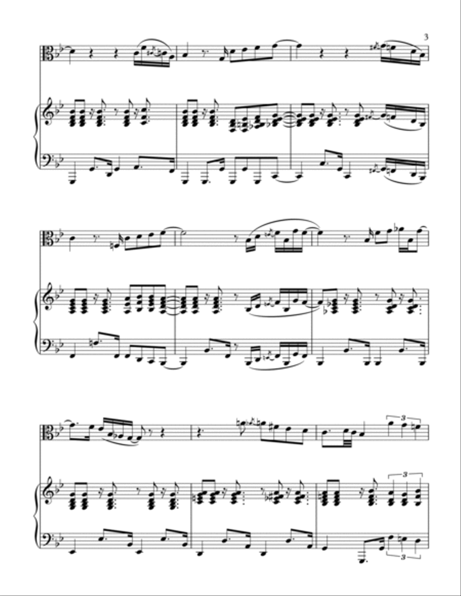 The Lady In Red Viola scores gallery preview page 4