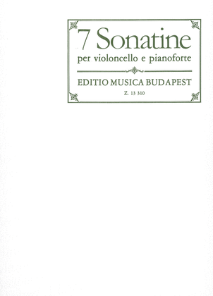 Book cover for 7 Sonatinen (Haydn, Mozart, Beethoven, Schubert)
