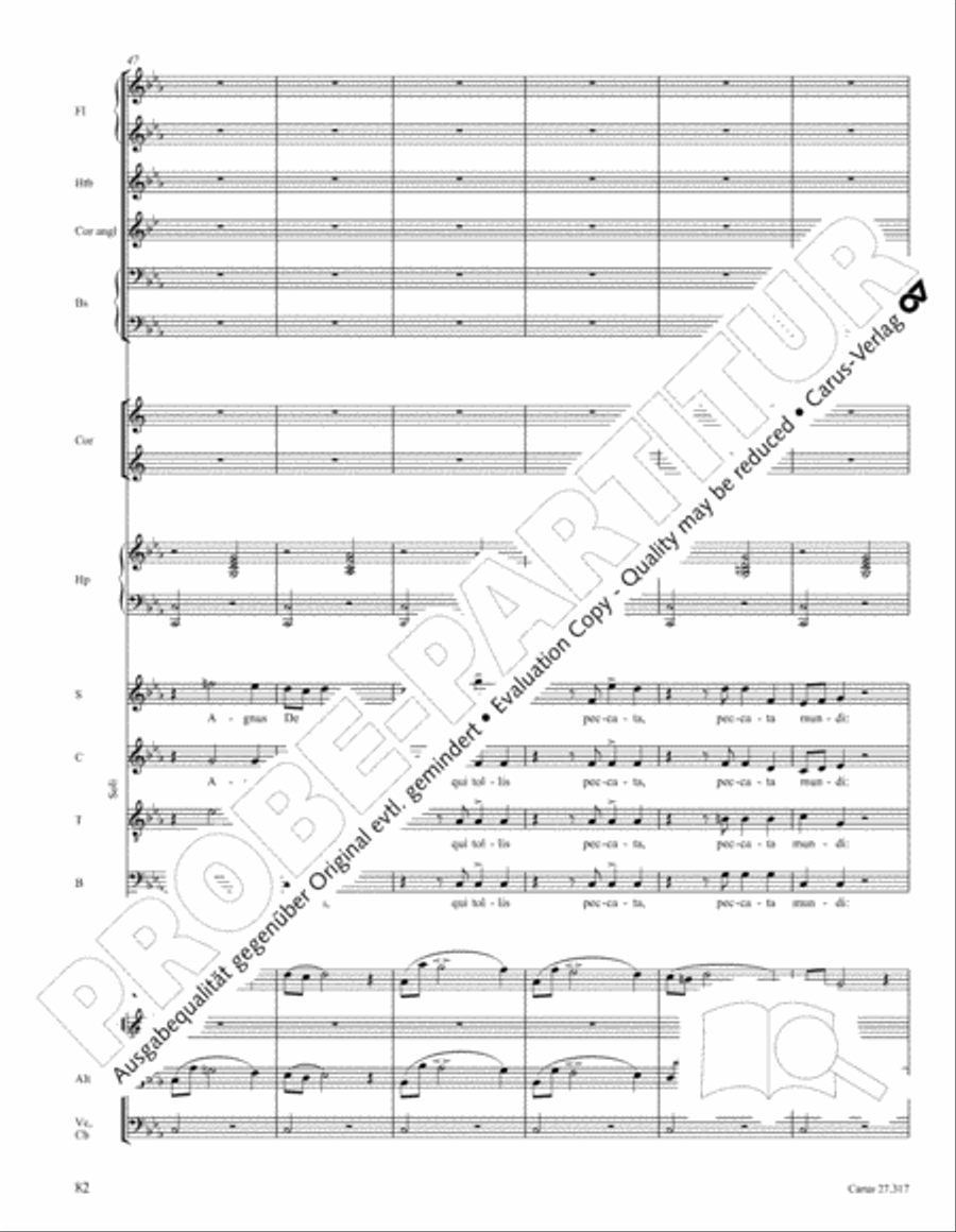 Messe de Requiem 4-Part scores gallery preview page 95