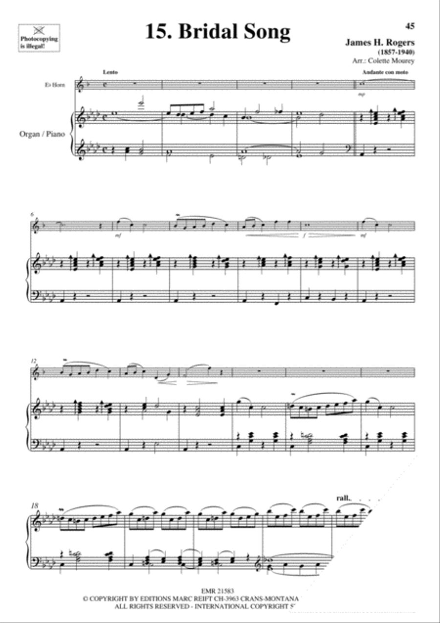 20 Greatest Wedding Solos Organ scores gallery preview page 17