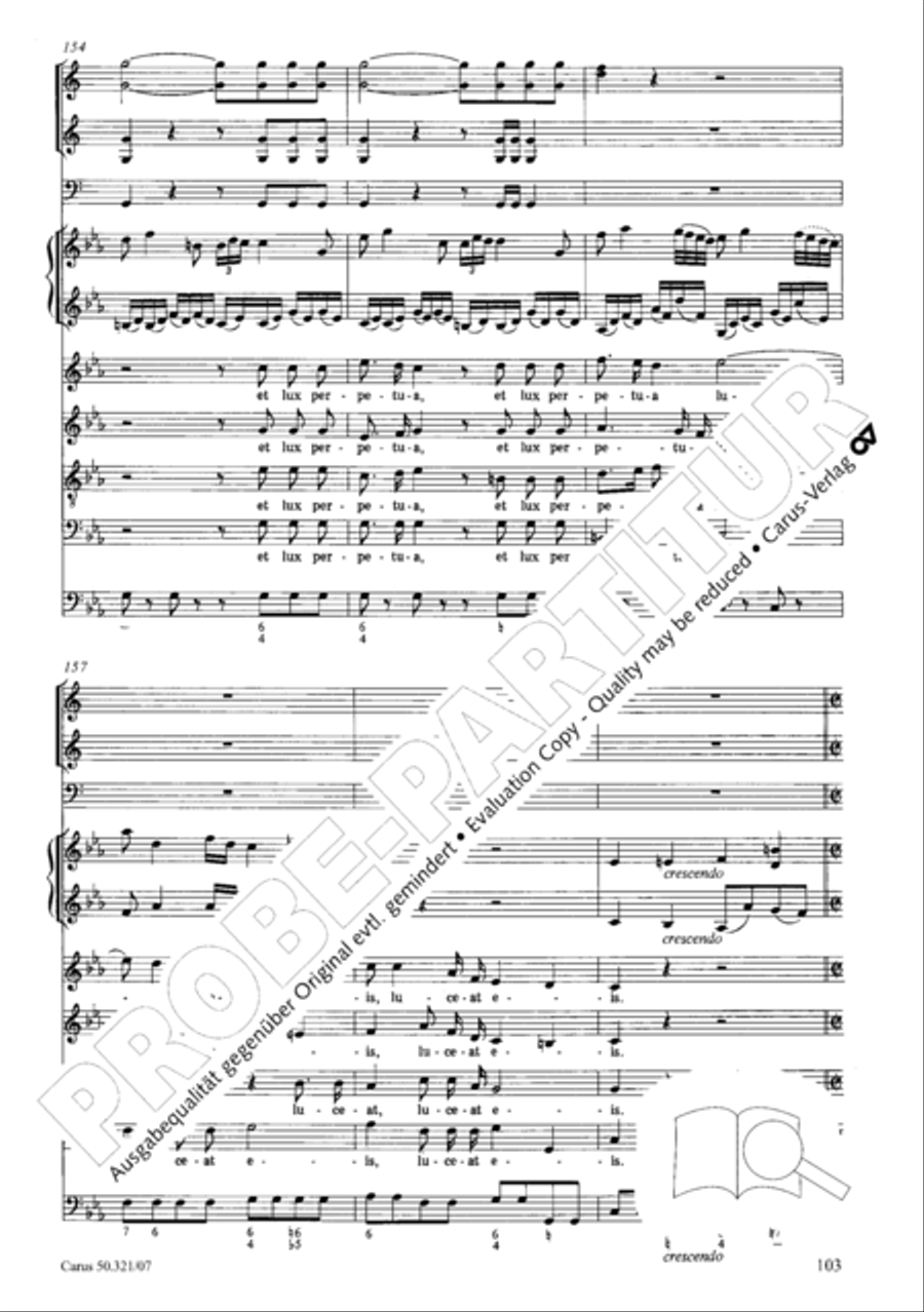 Requiem in C minor Requiem in C minor 4-Part scores gallery preview page 110