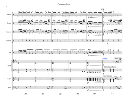 Fade To Black - Score Only image number null