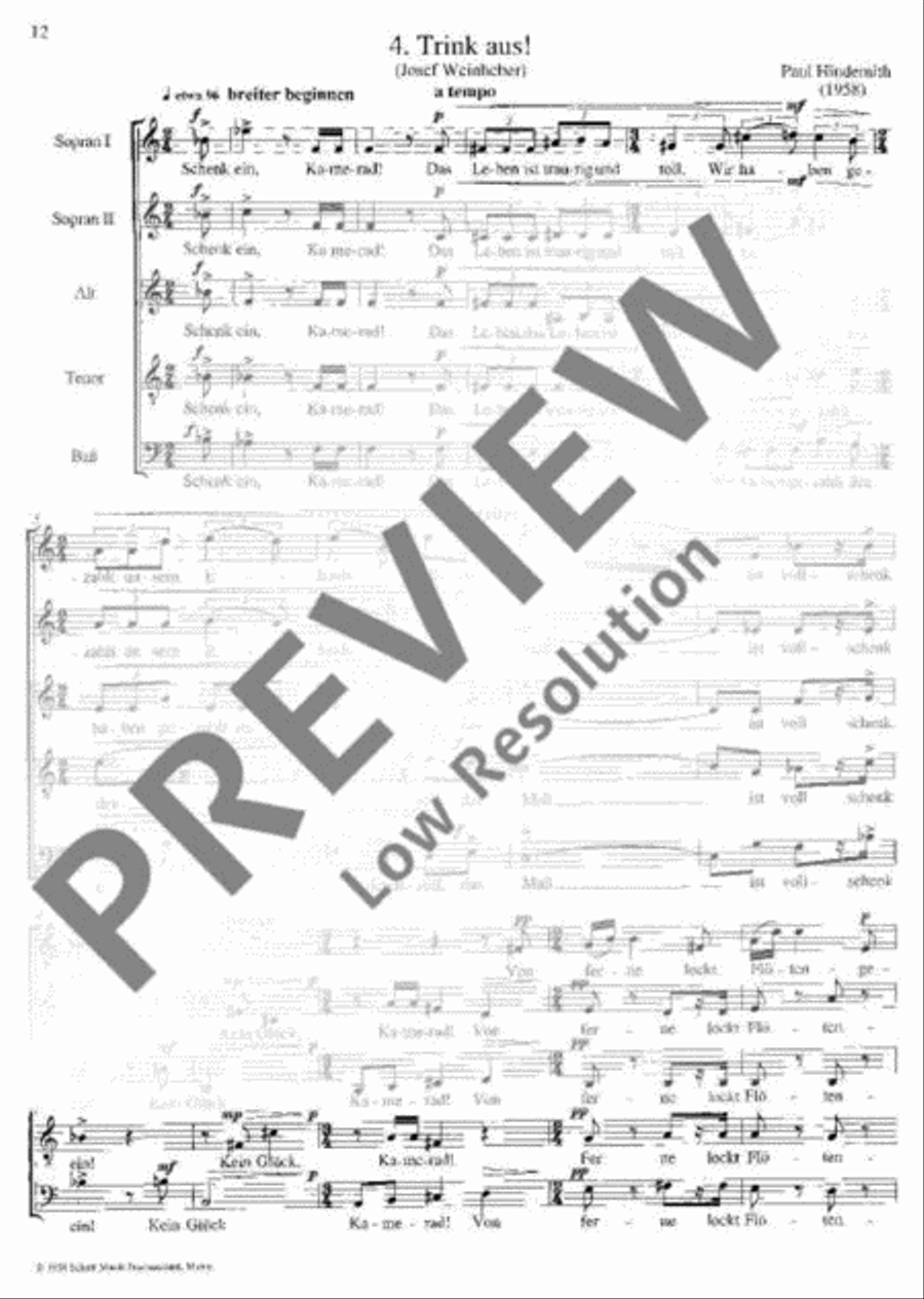 12 Madrigals 12 Madrigals SSATB scores gallery preview page 13