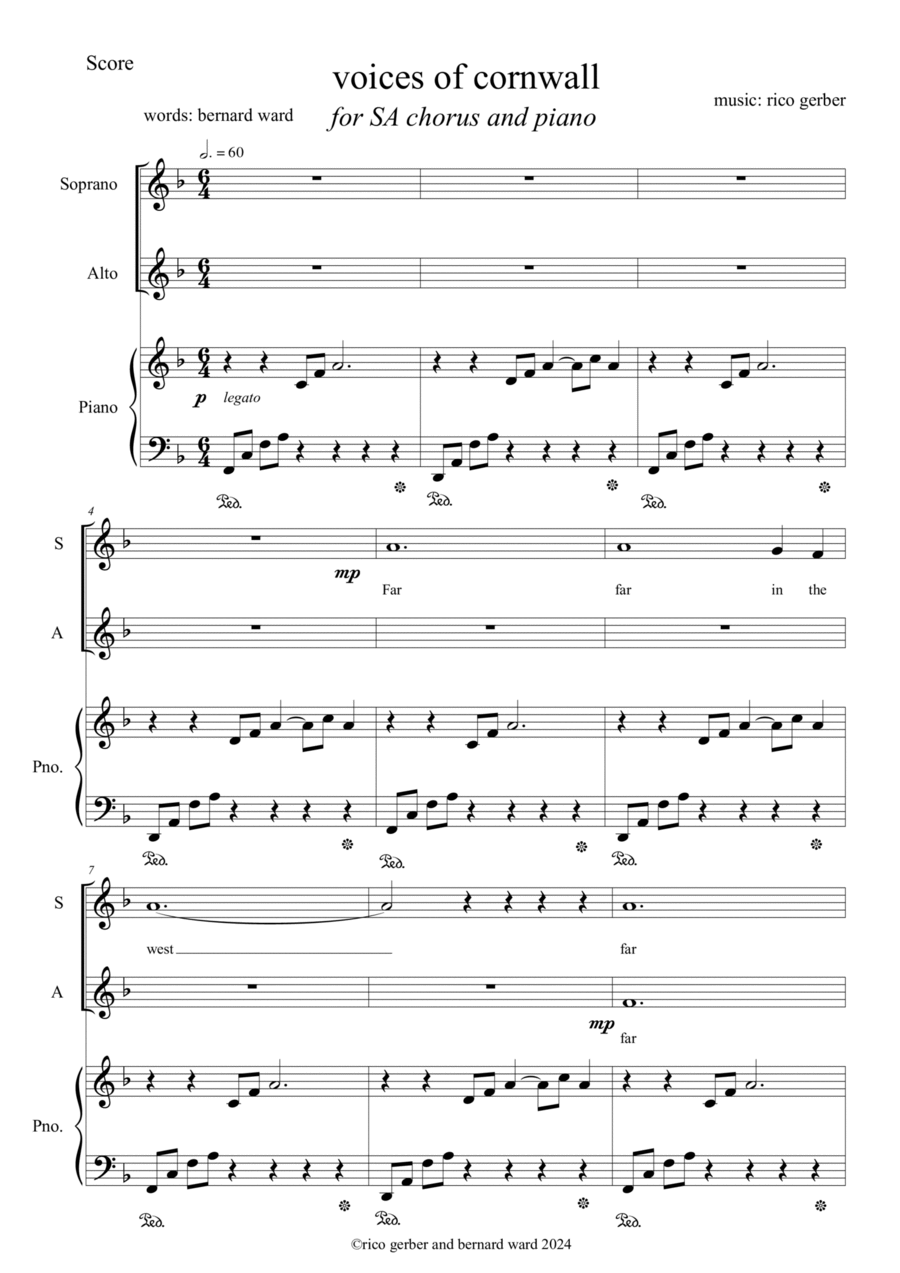 voices of cornwall voices of cornwall Voice scores gallery preview page 1