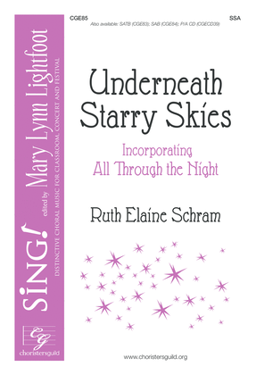 Underneath Starry Skies (Incorporating All Through the Night) (SAB)