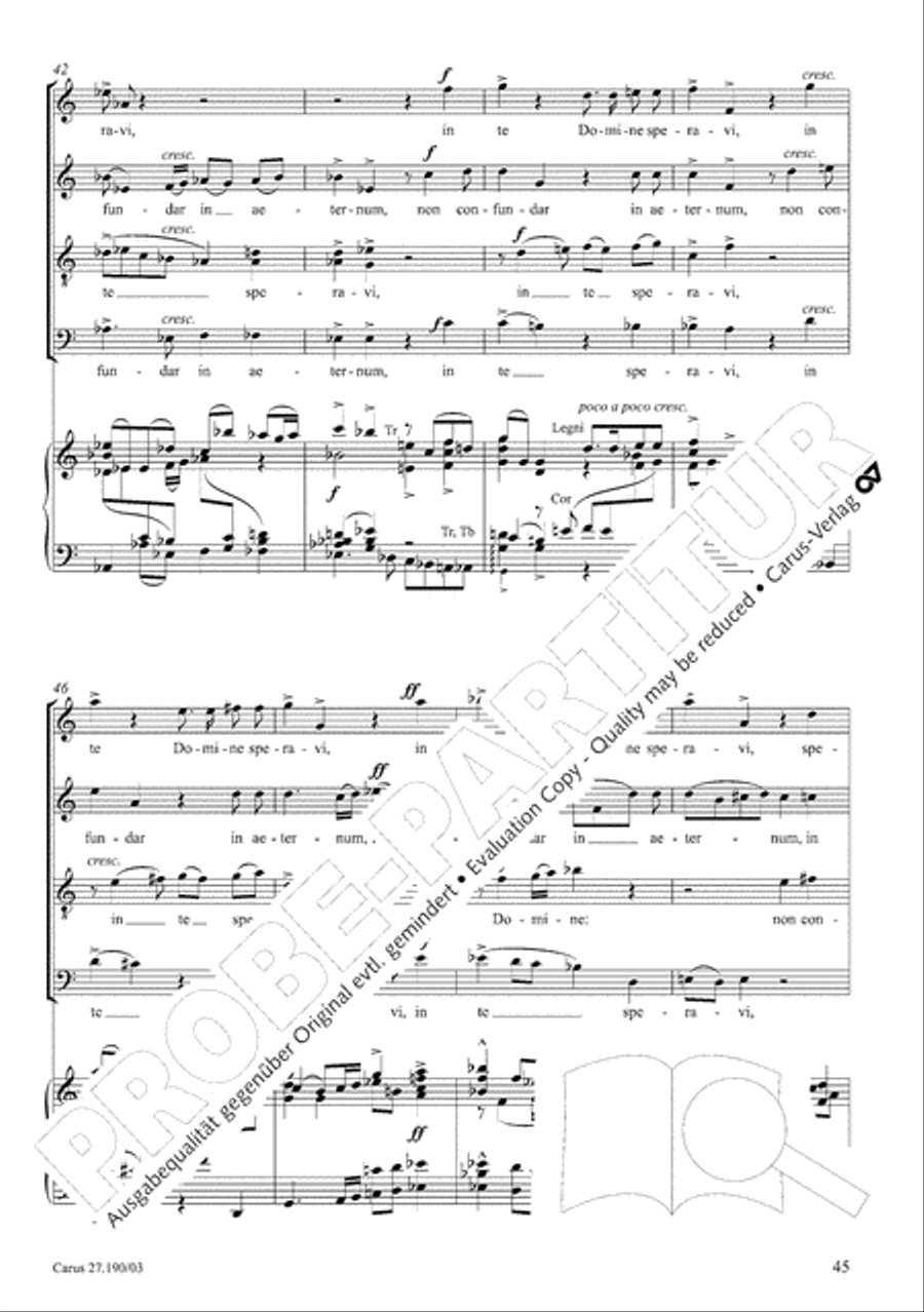 Te Deum 4-Part scores gallery preview page 46