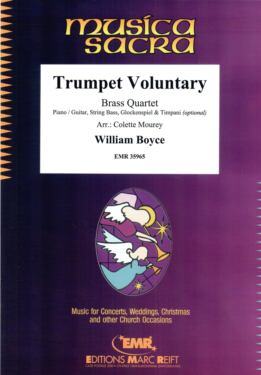 Trumpet Voluntary Brass Ensemble scores gallery preview page 1