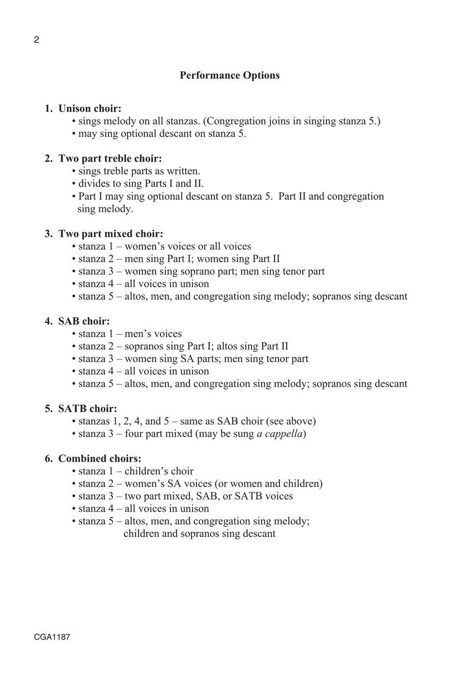All Creatures of Our God and King Choir scores gallery preview page 2