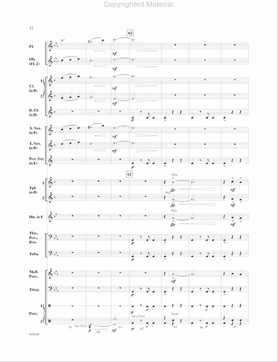 Huron Trail Huron Trail Concert Band scores gallery preview page 13