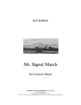 Mount Signal March