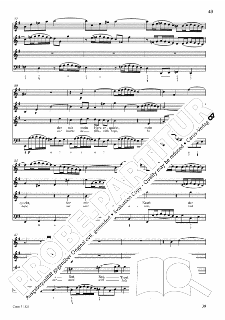The Complete Sacred Vocal Works (Das geistliche Vokalwerk) Voice scores gallery preview page 44