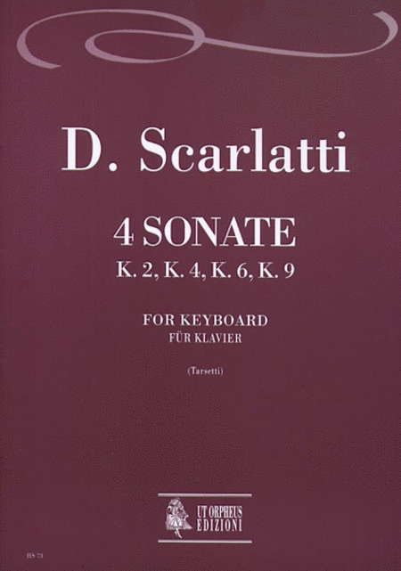 4 Sonatas (K. 2, 4, 6, 9)