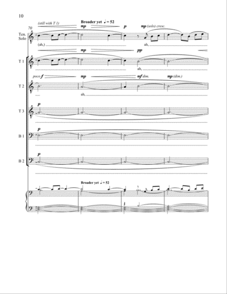 Carols Ancient and New: 1. Good People All TTBB scores gallery preview page 6