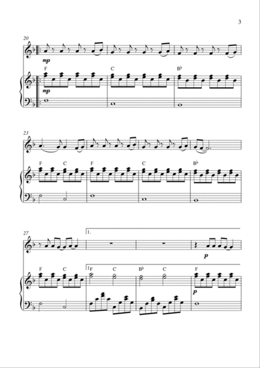 Big Big World Big Big World Piano scores gallery preview page 3