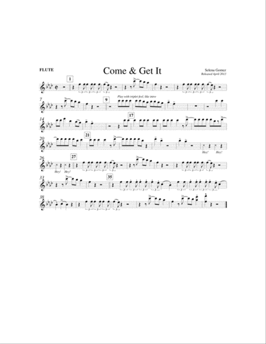 Come & Get It Jazz Ensemble scores gallery preview page 5