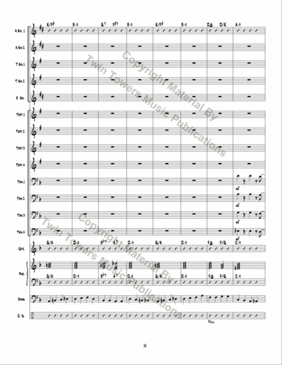 Nerve Damage Jazz Ensemble scores gallery preview page 11