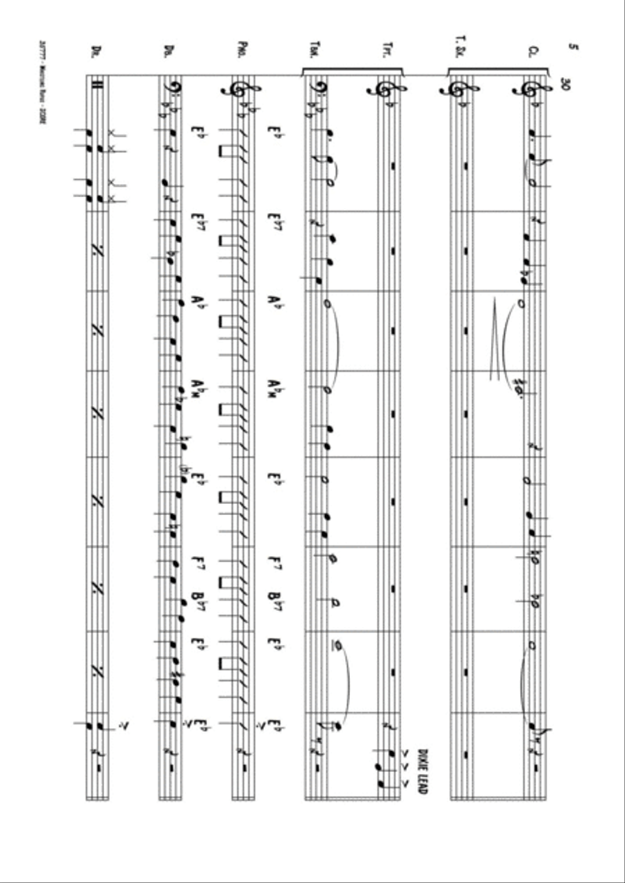 WHISTLING RUFUS Jazz Ensemble scores gallery preview page 6