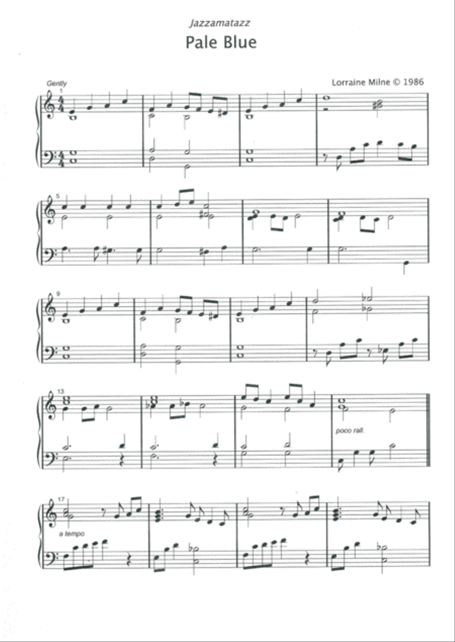 Pale Blue (Jazzamatazz) Piano Solo scores gallery preview page 2