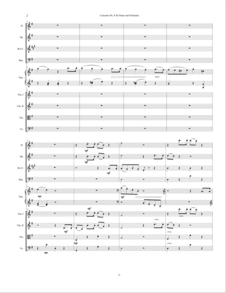 Spring Concerto - Orchestra Score Large Ensemble scores gallery preview page 2