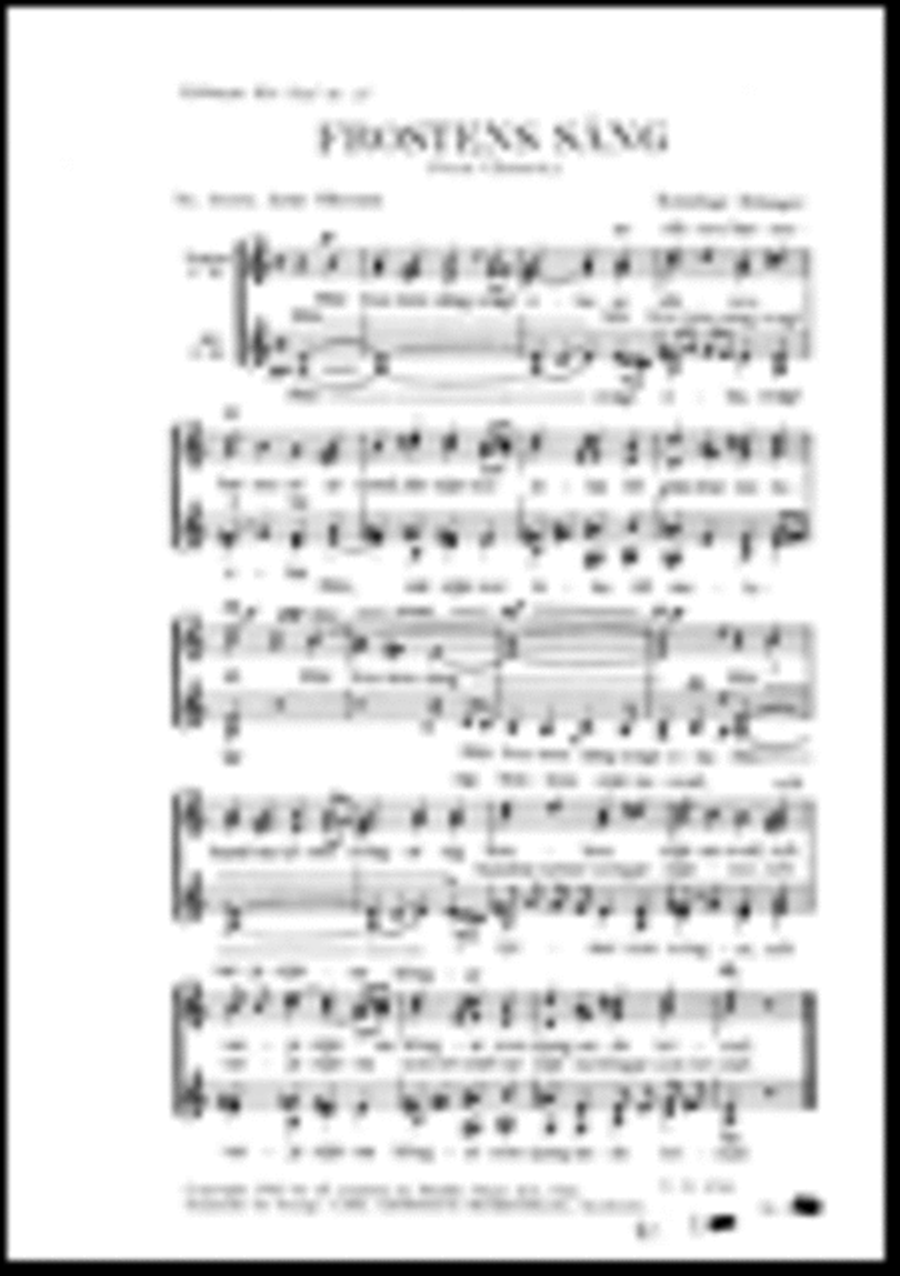 Frostens sang Frostens sang SSAA scores gallery preview page 1