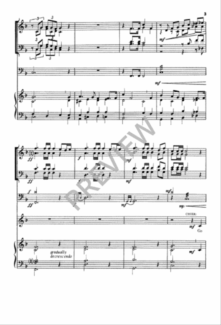 Go Up to the Altar of God 4-Part scores gallery preview page 3