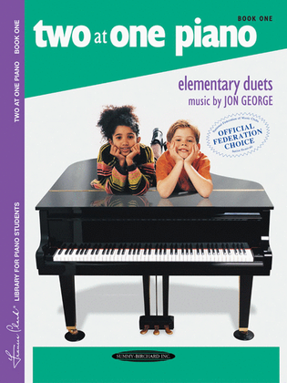 Book cover for Two at One Piano, Book 1