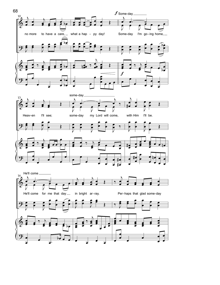 Someday Someday 4-Part scores gallery preview page 2