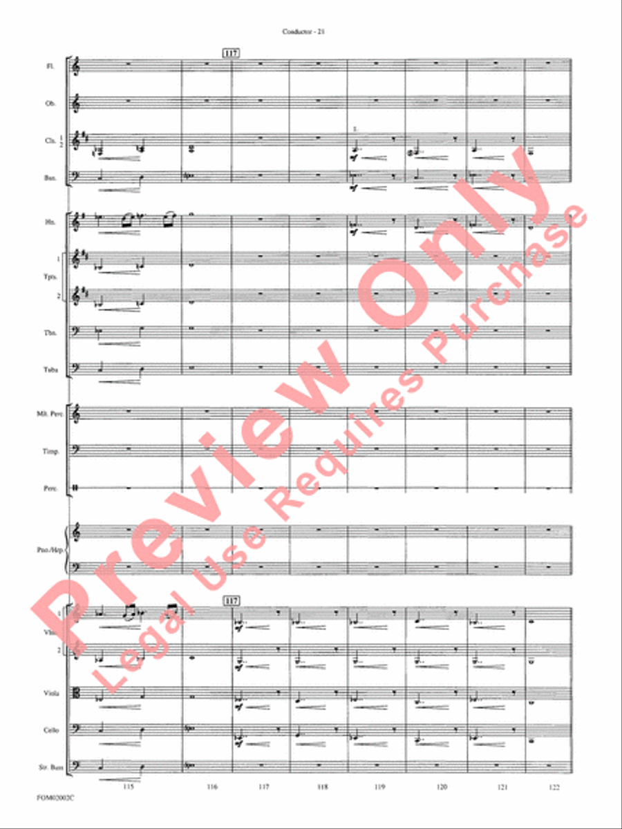 The Lord of the Rings: The Fellowship of the Ring Full Orchestra scores gallery preview page 24