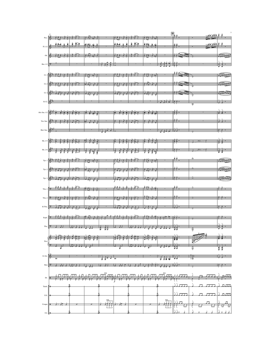 Strictly Come Dancing Concert Band scores gallery preview page 3