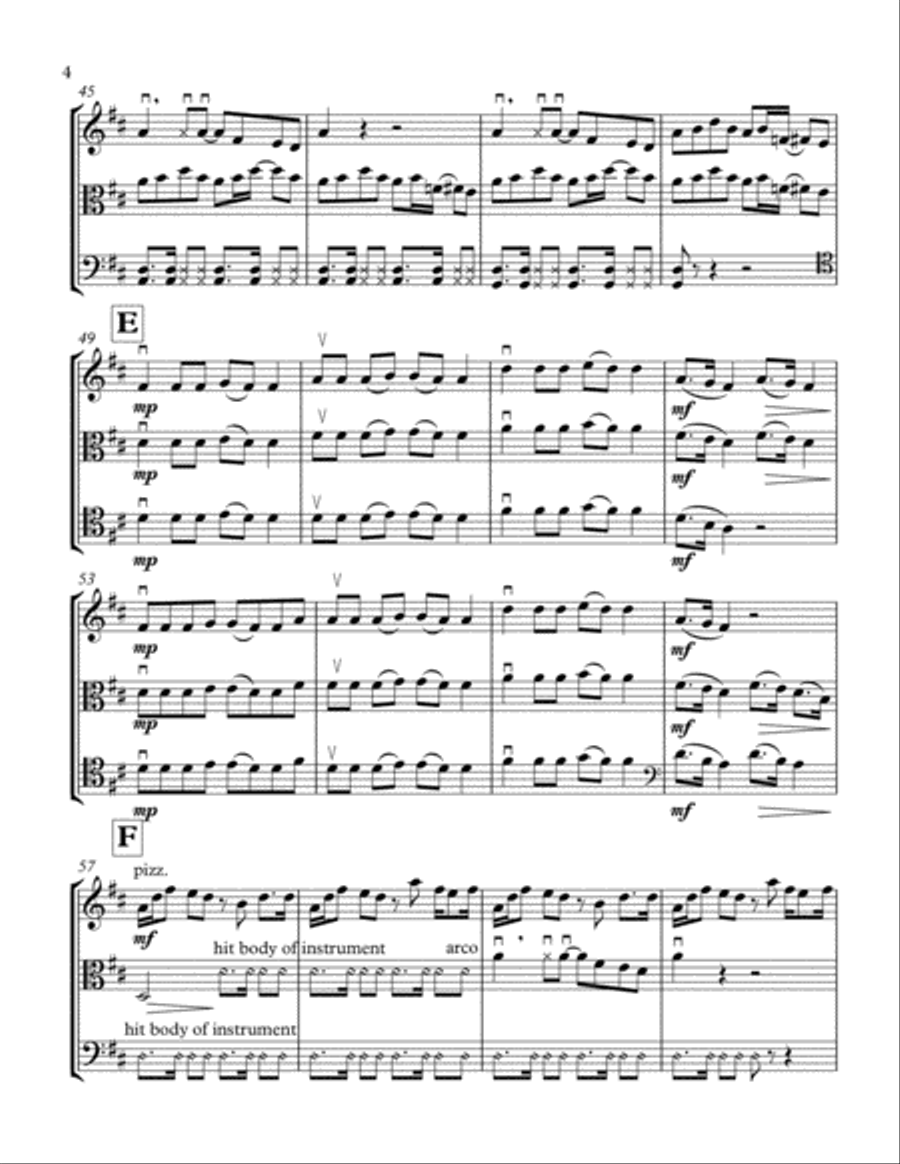 Best Day Of My Life String Trio scores gallery preview page 6
