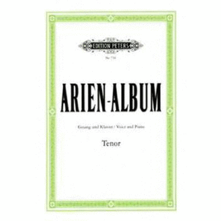 Book cover for Aria Album For Tenor