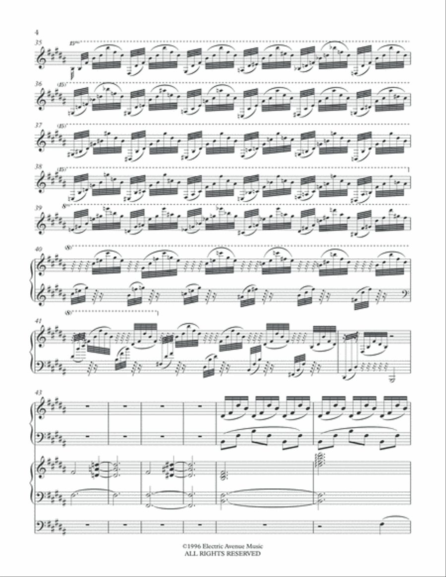 The Swan Upon A Midnight Clear (Saint-Saens/Baker) String Duet scores gallery preview page 6