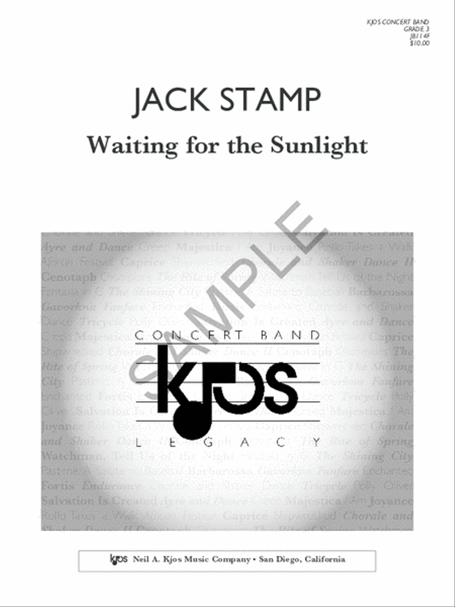 Waiting For The Sunlight - Score Concert Band scores gallery preview page 2