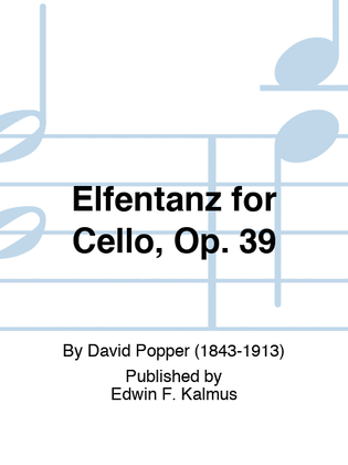 Book cover for Elfentanz for Cello, Op. 39