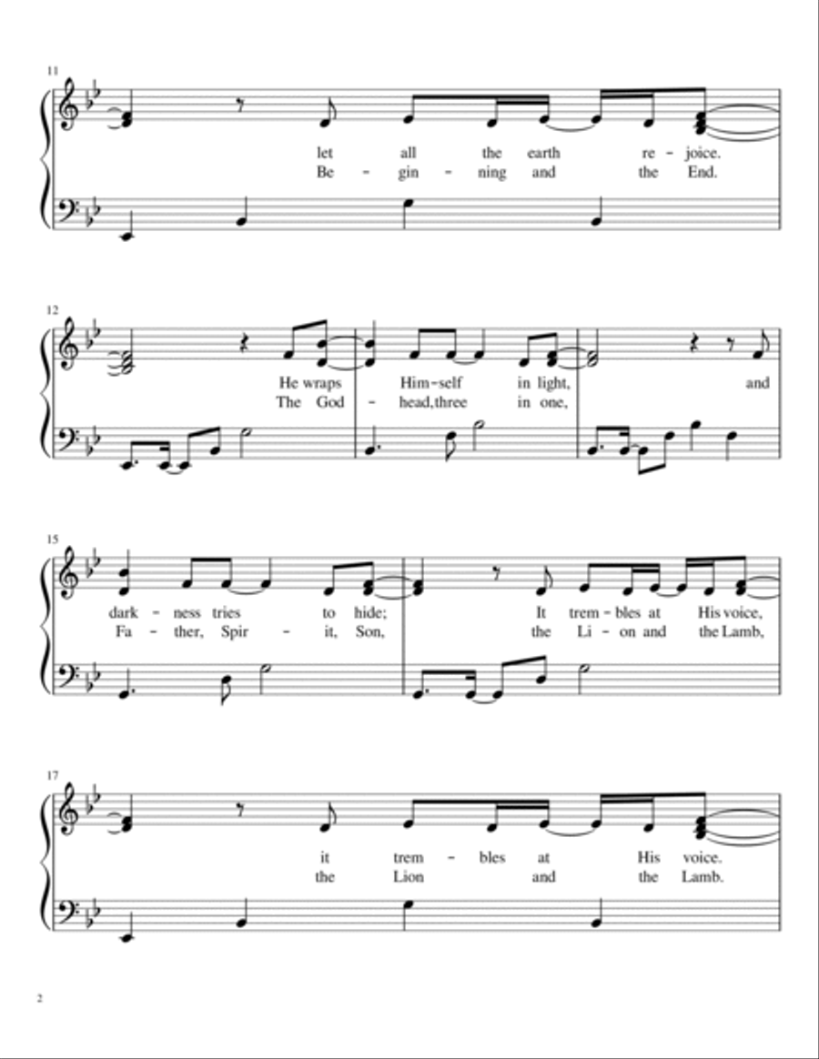 How Great Is Our God How Great Is Our God Easy Piano scores gallery preview page 2