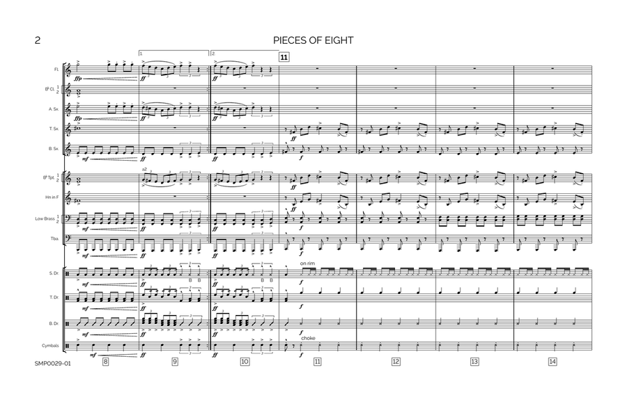 Pieces Of Eight Marching Band scores gallery preview page 3