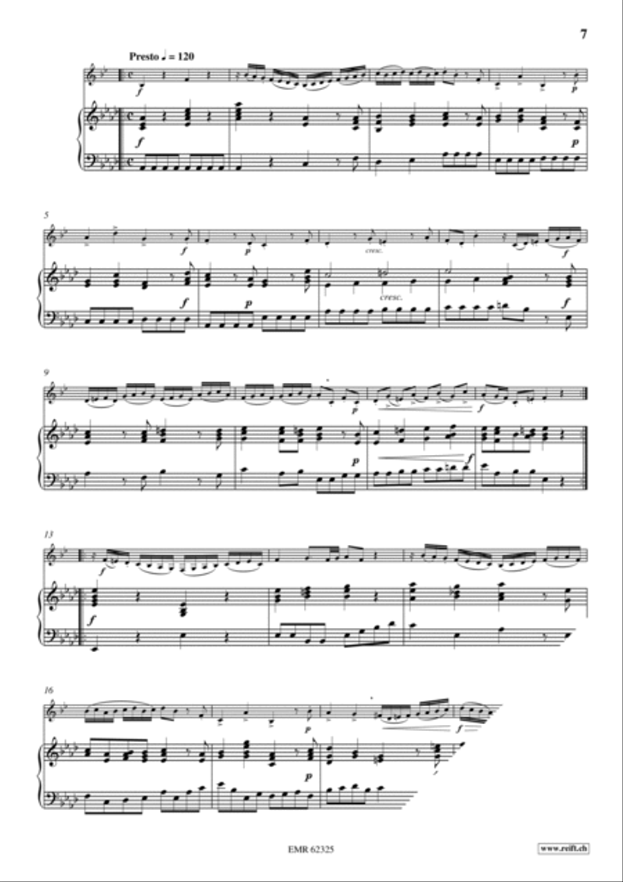 Sonata in C Minor Piccolo Trumpet scores gallery preview page 8