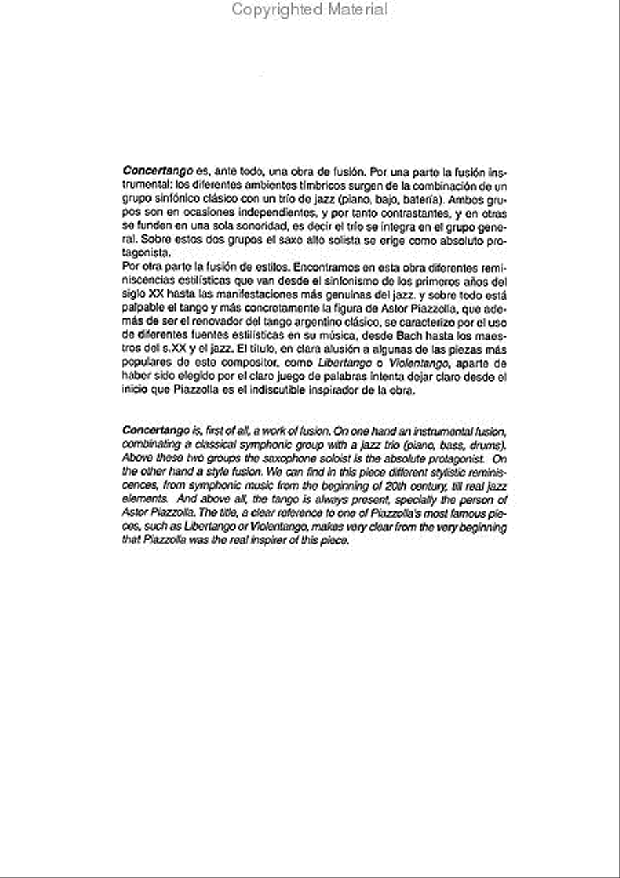 Concertango Concertango Concert Band scores gallery preview page 6