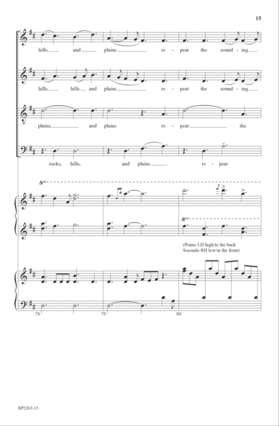 Joy to the World! 4-Part scores gallery preview page 15